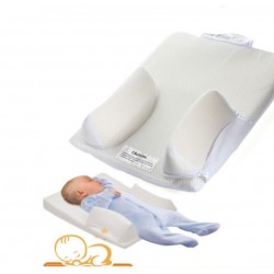 Coussin de positionnement bébé nourrisson - oreiller anti-roulement - soutien dos / taille