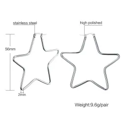 Hoop earrings for women - silver - gift
