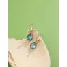 Earrings Copper Blue Water Drop Cubic Zircon Earring For Women Engagement Jewelry Recommend Romantic Gift