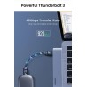 UGREEN - HUB USB C double type-C vers multi USB 3.0 4K HDMI - adaptateur Thunderbolt 3 - pour MacBook Pro Air