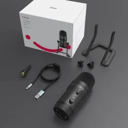 FIFINE - recording microphone - podcast - USB - for PC / PS4 /Mac