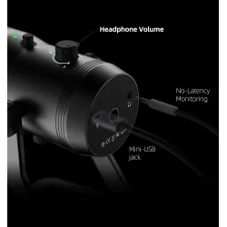 FIFINE - recording microphone - podcast - USB - for PC / PS4 /Mac