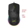 Honeycomb deluxe lightweight gaming mouse - 67gram -  ultra weave cable for computer gamer