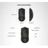 Honeycomb deluxe lightweight gaming mouse - 67gram -  ultra weave cable for computer gamer