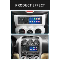 Bluetooth car radio - 4.1" - 1 DIN - TF - USB - ISO - MP5 player - touch screen - fast chargerDin 1