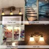 Vintage LED bulb - Edison tubular - T22 - E12 - E14 - 1W - dimmable - 2200K gold