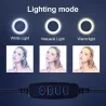 LED selfie ring - fill light lamp - with tripod - for makeup / video / photos - dimmableTripods & stands