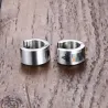 Small silver earrings - with Masonic sign - unisexEarrings