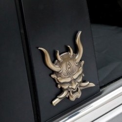 3D warrior - car / motorcycle sticker - metal emblemStickers