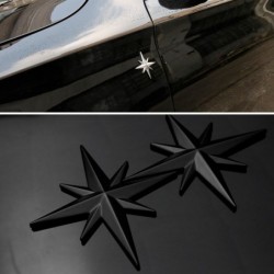 3D star - car / motorcycle sticker - metal emblem