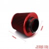 Air intake filter - high flow - sports / racing car tuning - 76mm - 6 inch head cone