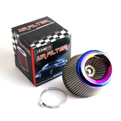 Cold air intake filter - high flow - for racing cars - 3" - 76mm