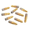 10pcs/lot 25mm Screwdriver Bits 1/4 Inch Titanium Coated Anti Slip Phillips Hex Shank PH2 Electric Screw Driver Bit Hand Tools