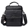 Elegant shoulder bag - with zippers - genuine leatherBags