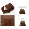 Elegant shoulder bag - with zippers - genuine leatherBags