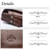 Vintage small shoulder bag - waist pack - genuine leather - flap designBags