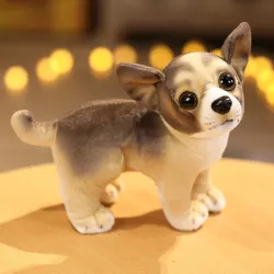 Dog shaped plush toy - Pug / Bulldog / Husky / Chihuahua / puppy - 18cm