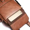 Sac bandoulière / bandoulière vintage - cuir véritable