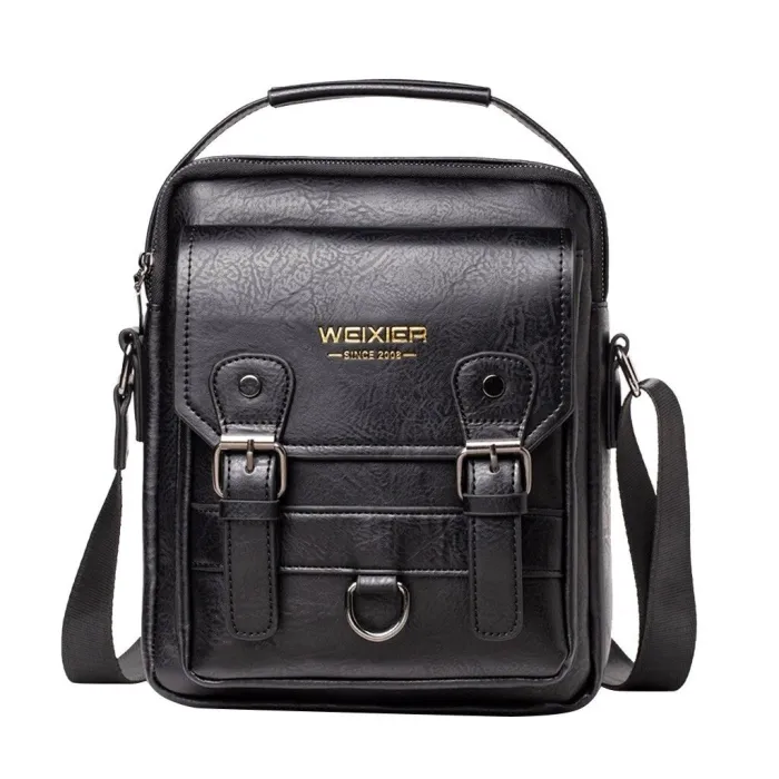 Sac bandoulière / bandoulière vintage - cuir véritable