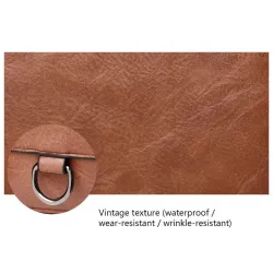 Sac bandoulière / bandoulière vintage - cuir véritable