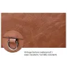 Sac bandoulière / bandoulière vintage - cuir véritable