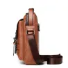 Sac bandoulière / bandoulière vintage - cuir véritable
