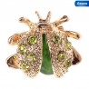 Crystal ladybird - elegant brooch