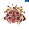 Crystal ladybird - elegant broochBrooches