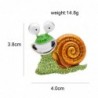Smiling crystal snail - broochBrooches