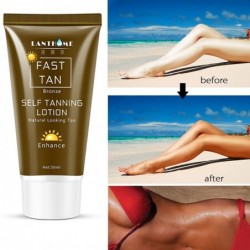 Self tanning lotion - bronzer - quick coloring - for face / body - 50ml