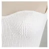 Stylish long sleeve pullover - sexy t-shirt - square collar