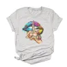 Lips / whisper words / watercolor graphic - trendy short sleeve t-shirtBlouses & shirts