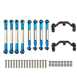 WPL - B1 B-1 B14 B-14 B24 B-24 C14 C24 - 1/16 RC car spare parts - metal pull rod / steering pull rod servo / base