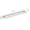 Modern bathroom mirror light - LED - stainless steel lamp - 9W - 42cm