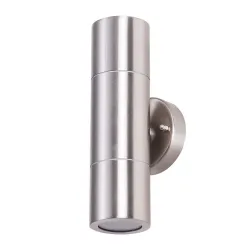 LED wall light - stainless steel lamp - up / down lightningWall lights