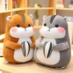 Oreiller en forme de hamster - peluche