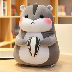 Oreiller en forme de hamster - peluche