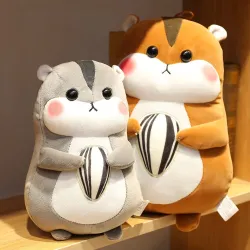 Oreiller en forme de hamster - peluche