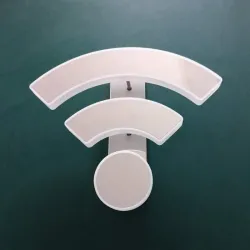 Applique moderne en acrylique - LED - Design WiFi
