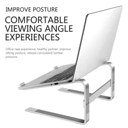 Laptop / tablet stand - aluminum - anti-skid