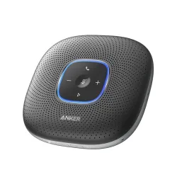 Anker PowerConf Bluetooth Speakerphone conference speaker with 6 Microphones, Enhanced Voice Pickup, 24H Call Time