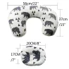 Breastfeeding pillow - with baby head protection cushion - U-shapedPillows