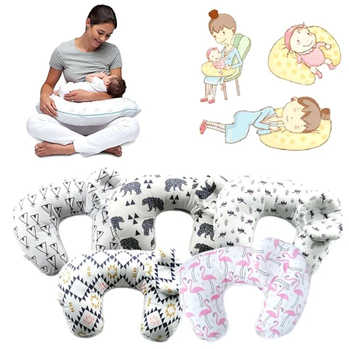 Breastfeeding pillow - with baby head protection cushion - U-shapedPillows
