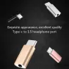 Micro USB Type-C to 3.5mm headphone jack - adapter - splitter