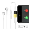 USB type-C - 3.5mm jack - aux audio charger - OTG converter - adapter - capsule shape
