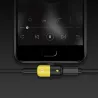 USB type-C - 3.5mm jack - aux audio charger - OTG converter - adapter - capsule shape