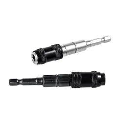 Magnetic screw drill bit - adjustable - pivoting tip holder - 1/4" hex shank - extension - adapterScrewdrivers