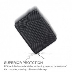 Laptop protective case - hard shell - shockproof - water-resistant - 10" / 13" / 14" / 15.6" / 17"