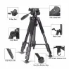 Z666 - professional aluminum camera tripod - portable - with Pan head - for Canon DSLR camera