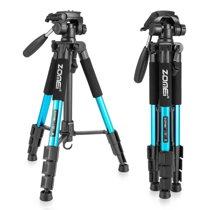 Z666 - professional aluminum camera tripod - portable - with Pan head - for Canon DSLR camera